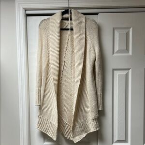 Angel of the North Cozy Cream Open-Front Sweater